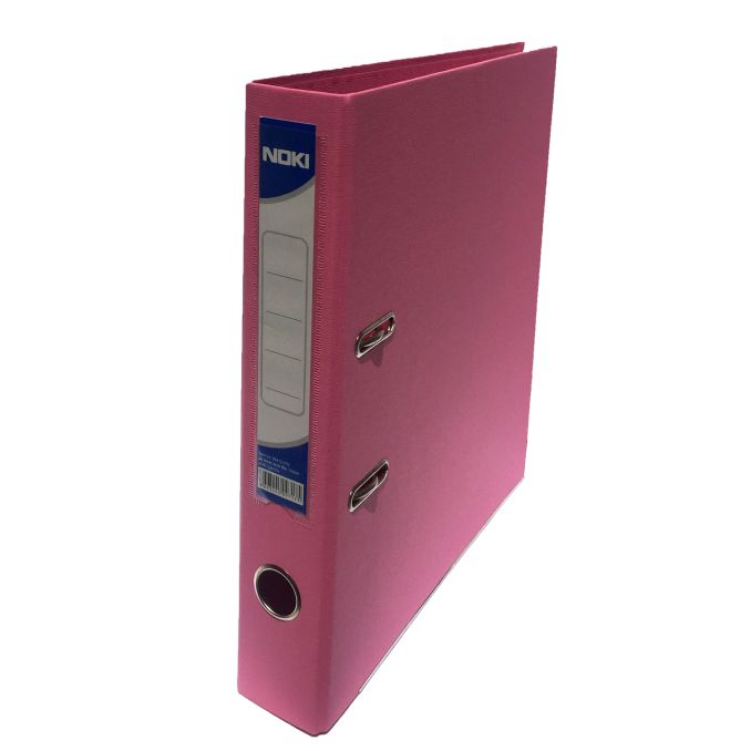 Bibliorafturi - Biblioraft plastifiat int-ext A4, 50mm, roz, Noki Bibliorafturi - Biblioraft plastifiat int-ext A4, 50mm, roz, Noki