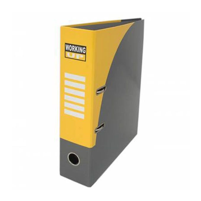 Bibliorafturi - BIBLIORAFT WORKING UP GALBEN CU CUTIE 8 CM PIGNA-Biblioraft carton A4, cu cutie, 80mm, Pigna working-up Bibliorafturi - BIBLIORAFT WORKING UP GALBEN CU CUTIE 8 CM PIGNA-Biblioraft carton A4, cu cutie, 80mm, Pigna working-up