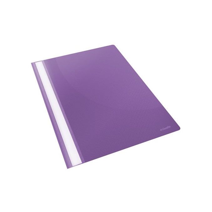 Dosare plastic & carton - Dosar plastic cu sina, mov, 25 buc/set, Esselte Dosare plastic & carton - Dosar plastic cu sina, mov, 25 buc/set, Esselte