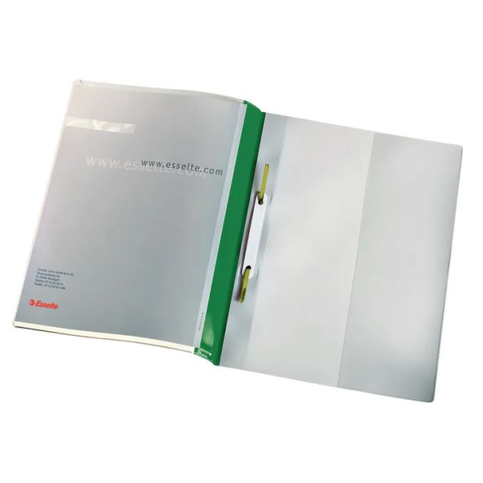 Dosare plastic & carton - Dosar plastic cu sina, verde, Esselte Panorama Dosare plastic & carton - Dosar plastic cu sina, verde, Esselte Panorama
